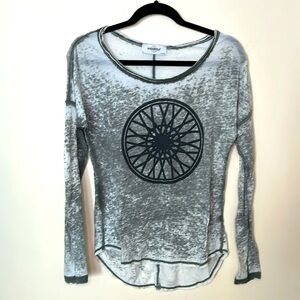 Soulcycle Rhythm Nation Long Sleeve Burnout Tee XS